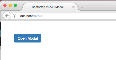 How to make a modal using Bootstrap CSS and VueJS 2