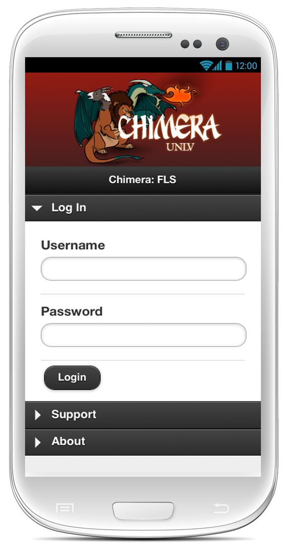 Chimera FLS mobile web app